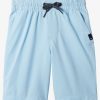 Boys Quiksilver Shorts | Boy'S 2-7 Ocean Elastic Waist 14" Amphibian Boardshorts Clear Sky