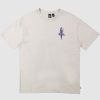 Mens Quiksilver Tees | Tridagger T-Shirt Gray Violet