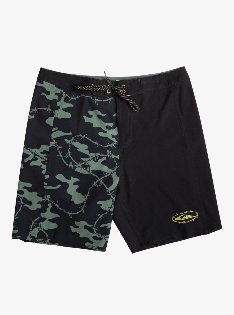 Mens Quiksilver Boardshorts | Surfsilk Mikey Arch 19" Boardshorts Black