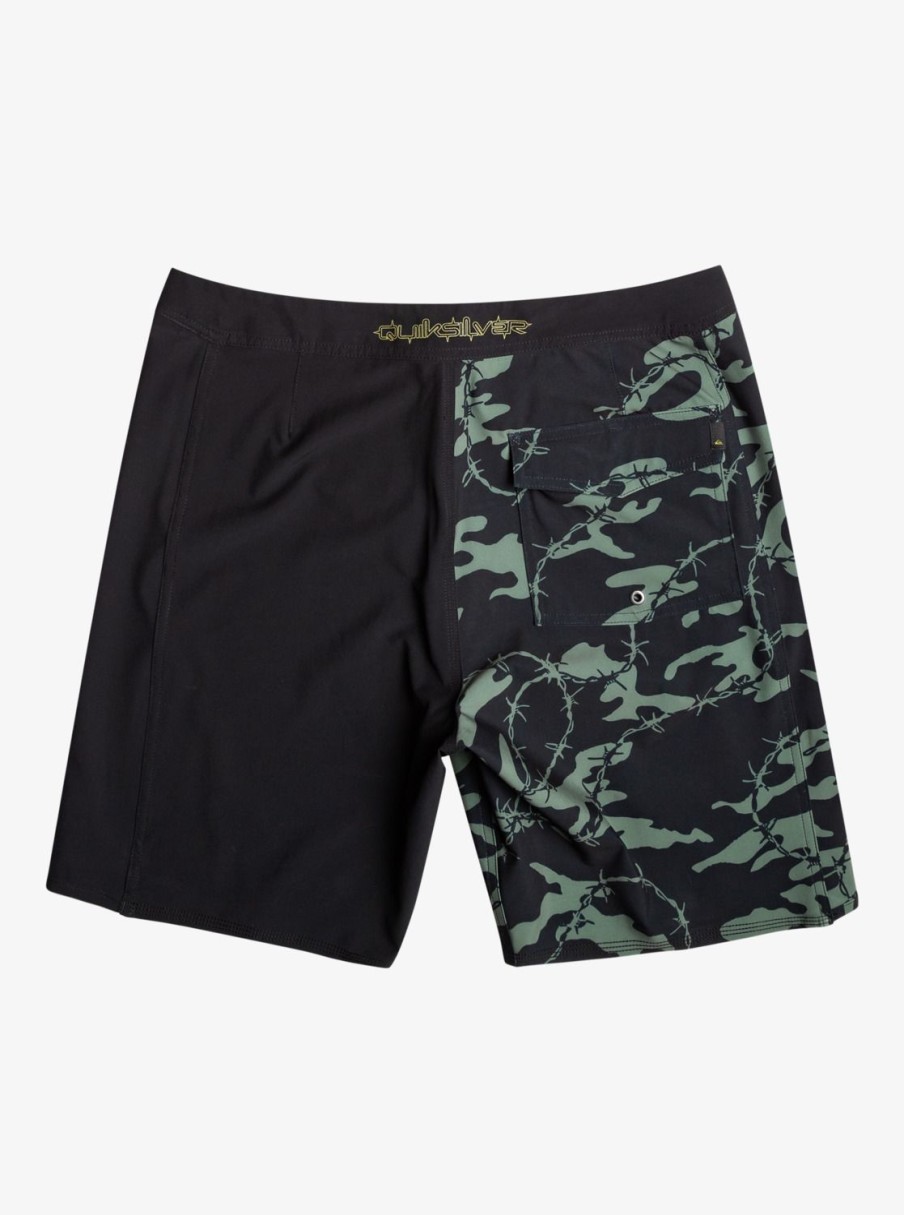 Mens Quiksilver Boardshorts | Surfsilk Mikey Arch 19" Boardshorts Black