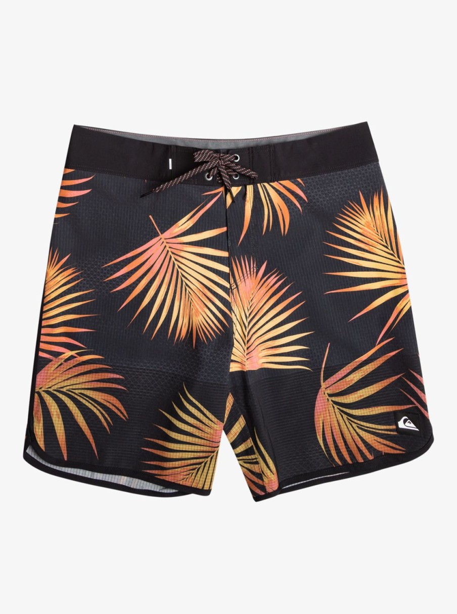 Mens Quiksilver Boardshorts | Highline Scallop 19" Boardshorts Mineral Red