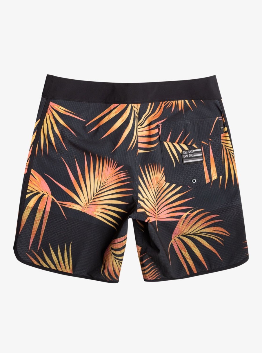 Mens Quiksilver Boardshorts | Highline Scallop 19" Boardshorts Mineral Red