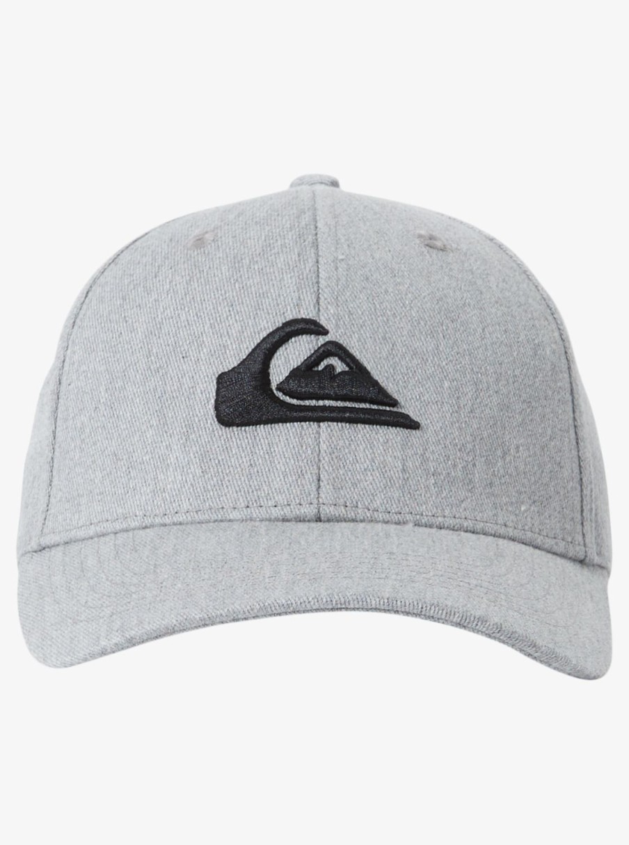 Mens Quiksilver Hats | Decades Snapback Hat Light Grey Heather