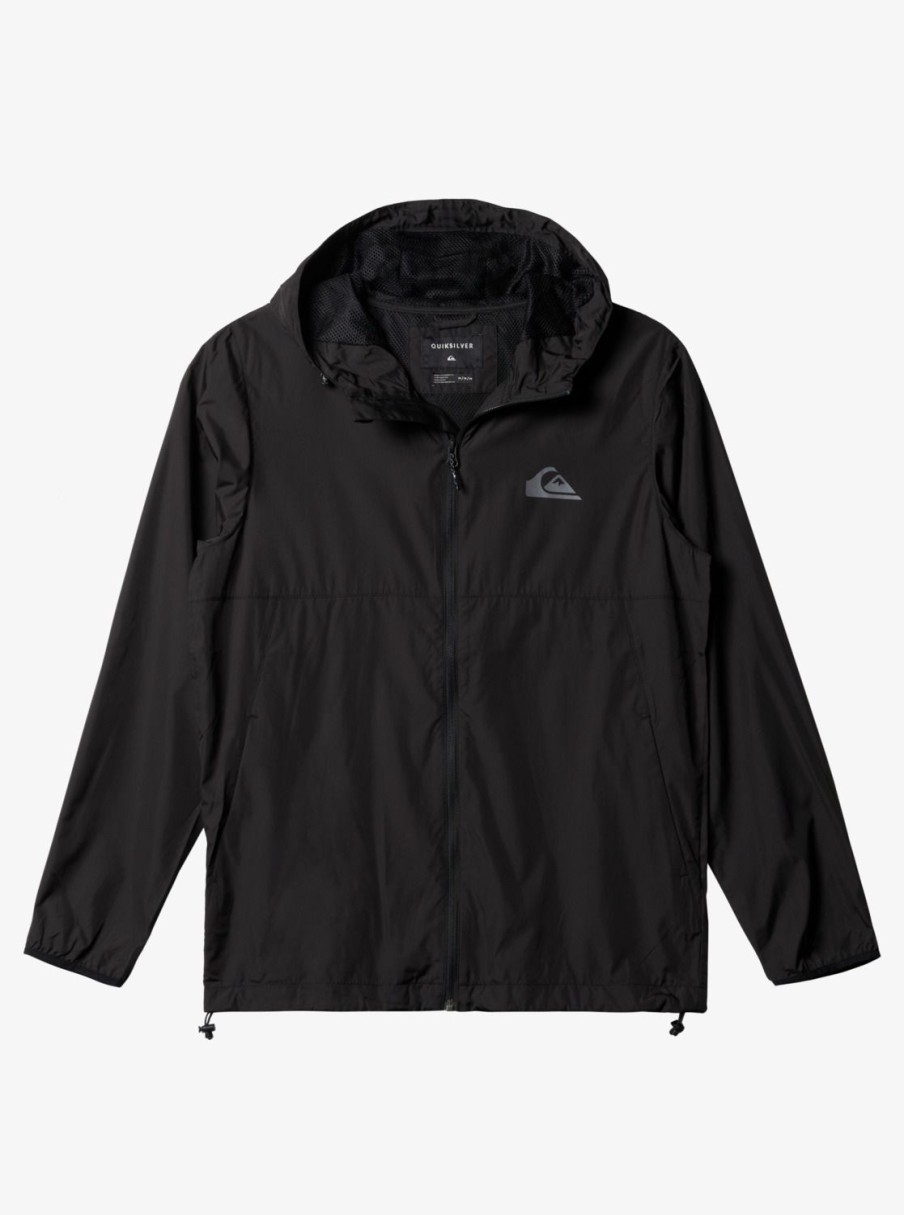 Mens Quiksilver Jackets | Everyday Windbreaker Jacket Black