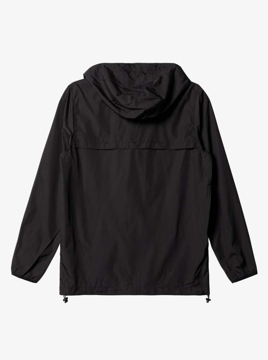 Mens Quiksilver Jackets | Everyday Windbreaker Jacket Black