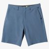 Mens Quiksilver Boardshorts | Union Heather 20" Amphibian Boardshorts For Young Men Bering Sea