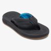 Boys Quiksilver Sandals | Boy'S 8-16 Oasis Sandals Black/Black/Brown