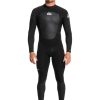 Mens Quiksilver Wetsuits | 3/2Mm Prologue Back Zip Wetsuit Black