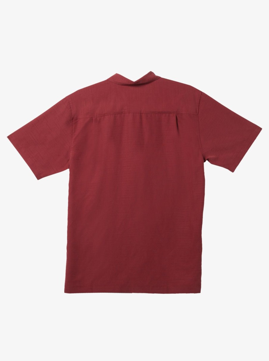 Waterman Quiksilver | Waterman Centinela Premium Anti-Wrinkle Shirt Ruby Wine Centinela 4