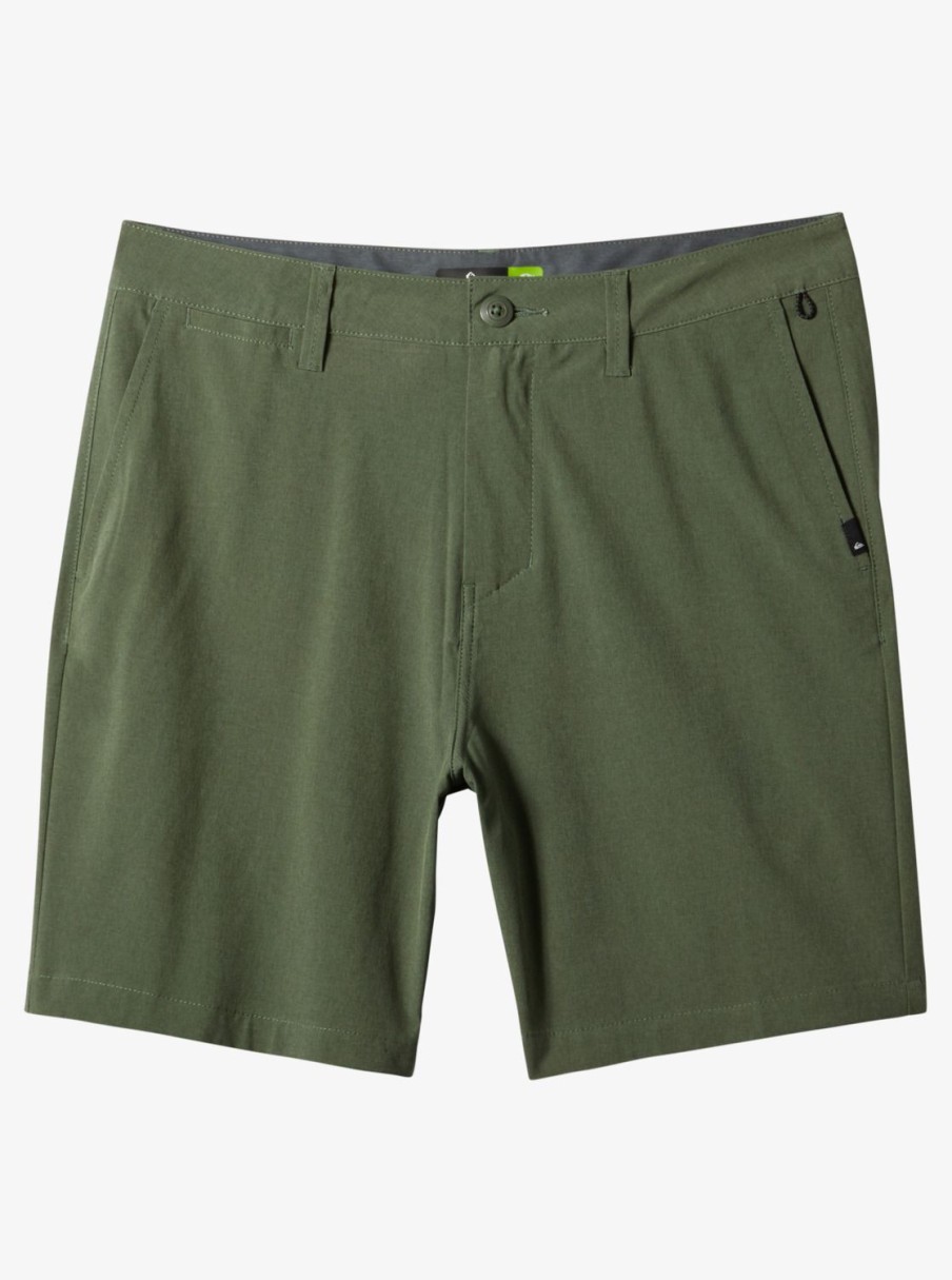 Mens Quiksilver Shorts & Amphibians | E Union Heather 18" Amphibian Boardshorts Thyme