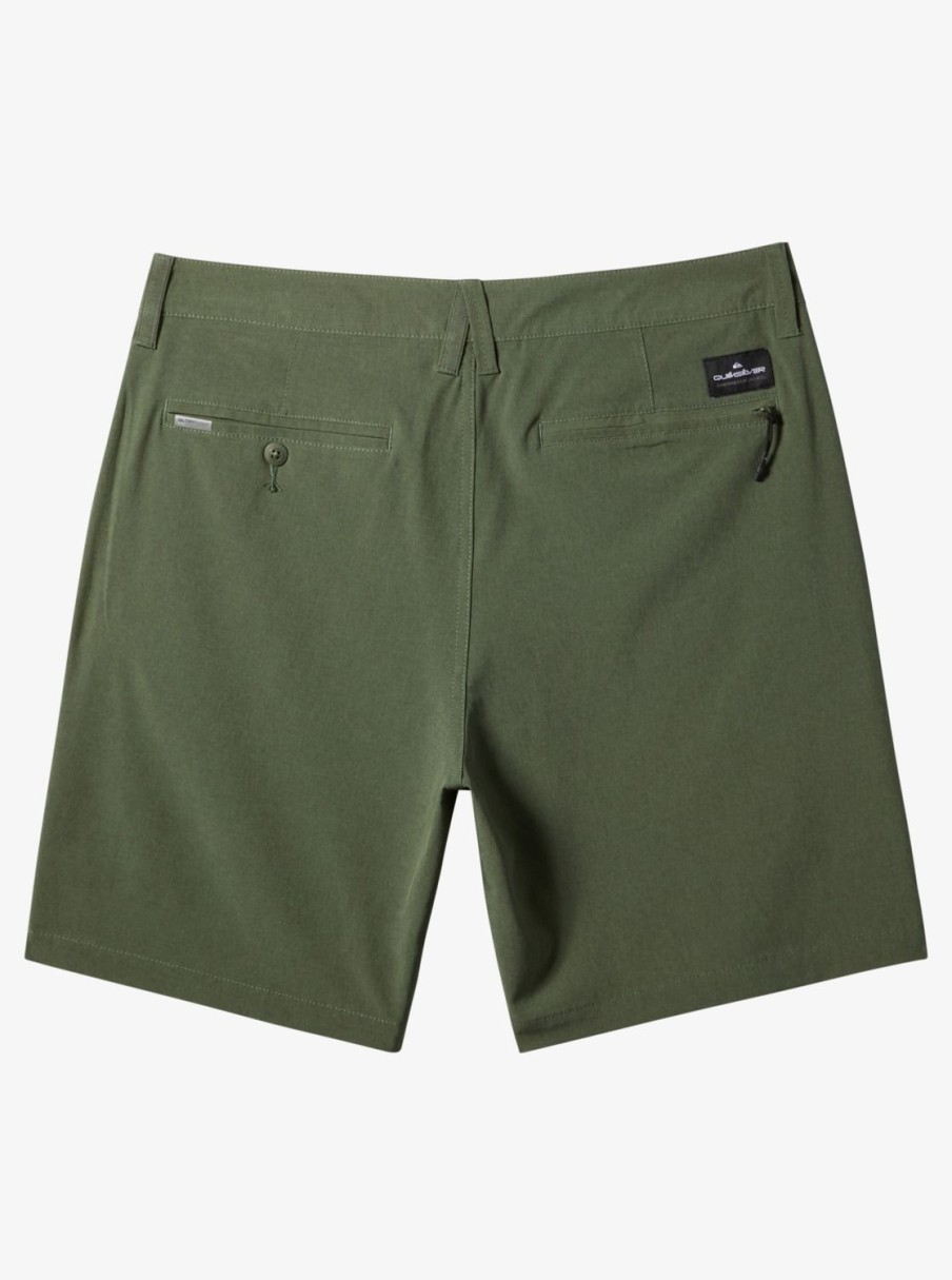 Mens Quiksilver Shorts & Amphibians | E Union Heather 18" Amphibian Boardshorts Thyme