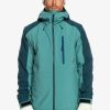 Mens Quiksilver Layers | Mission Technical Snow Jacket Brittany Blue