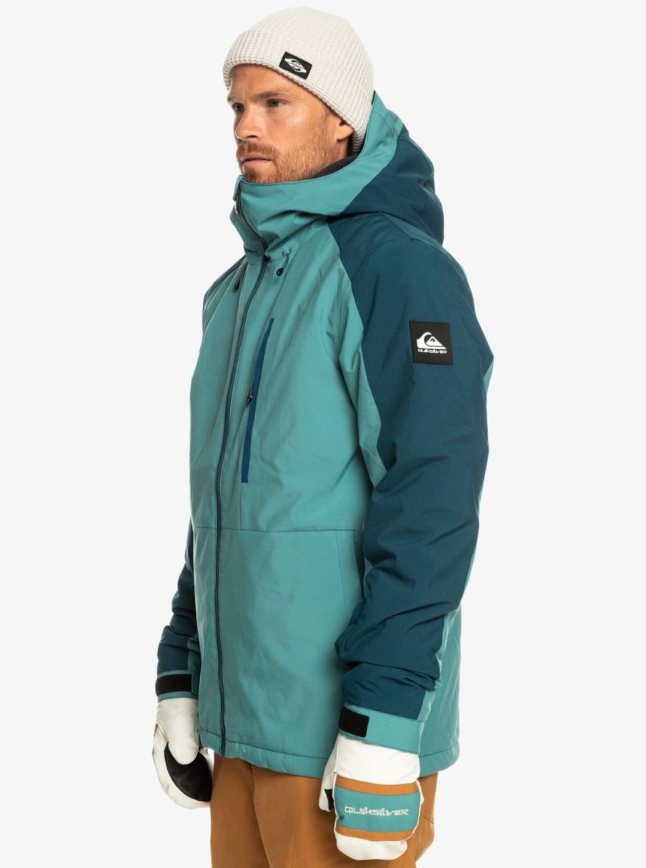 Mens Quiksilver Layers | Mission Technical Snow Jacket Brittany Blue