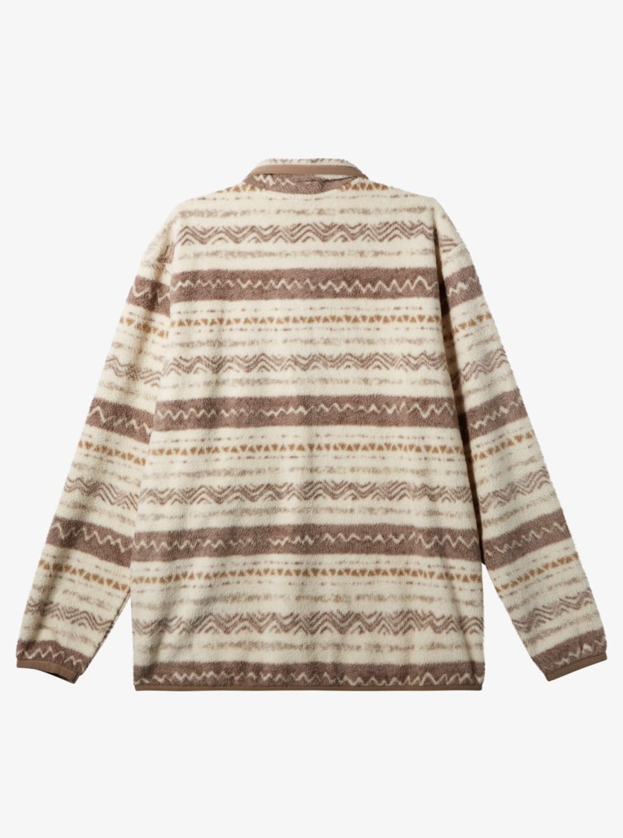 Mens Quiksilver Sweatshirts & Hoodies | Clean Coasts Zip-Up Fleece Birch Playa Mesa