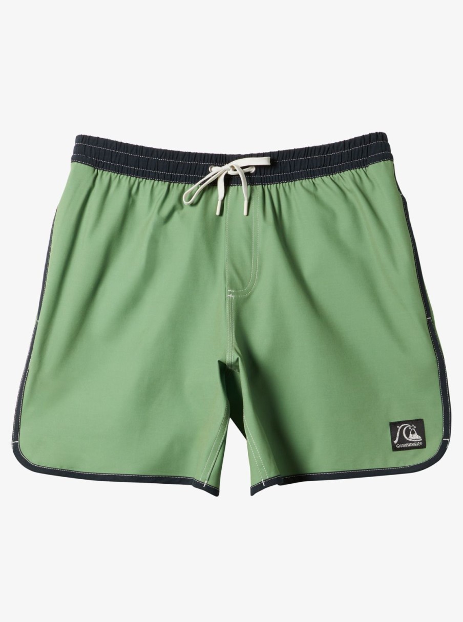 Mens Quiksilver Boardshorts | Original Scallop 17" Volleys Dill