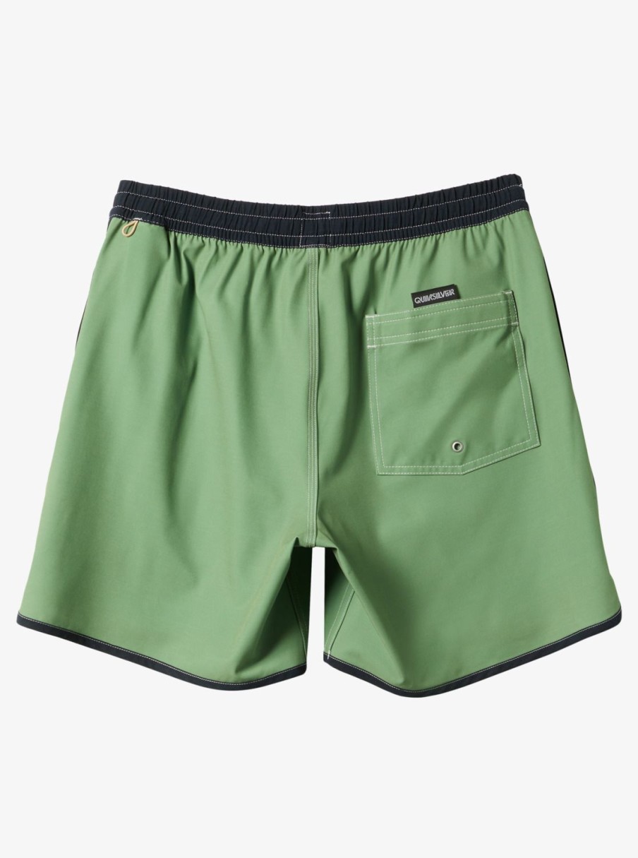 Mens Quiksilver Boardshorts | Original Scallop 17" Volleys Dill