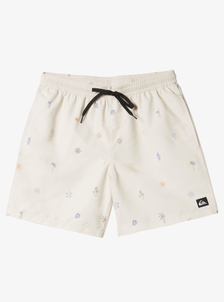 Mens Quiksilver Boardshorts | Re-Mix 17" Volleys Wheat