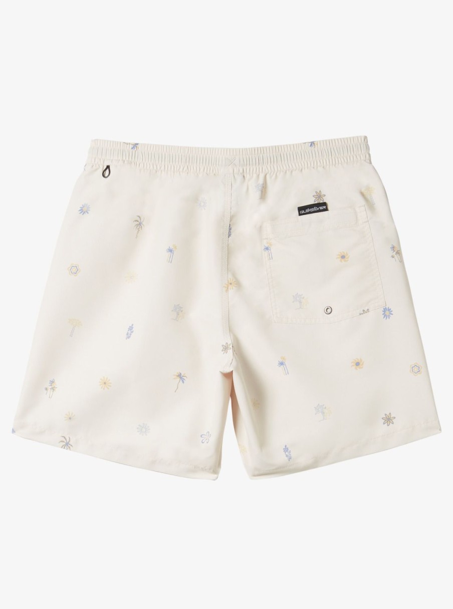 Mens Quiksilver Boardshorts | Re-Mix 17" Volleys Wheat