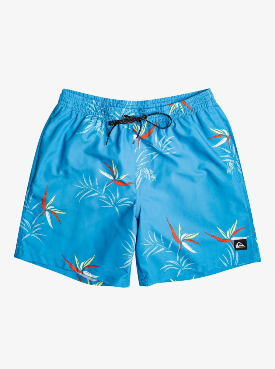 Mens Quiksilver Boardshorts | Everyday Mix 17" Volleys Azure Blue