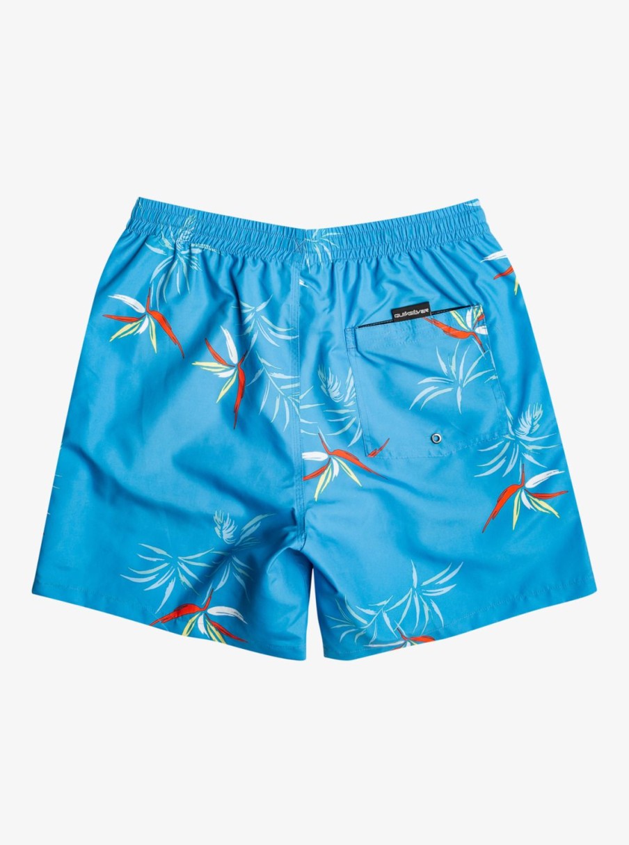 Mens Quiksilver Boardshorts | Everyday Mix 17" Volleys Azure Blue