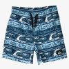 Mens Quiksilver Boardshorts | Boy'S 2-7 Next Gen 12" Volleys Clear Sky