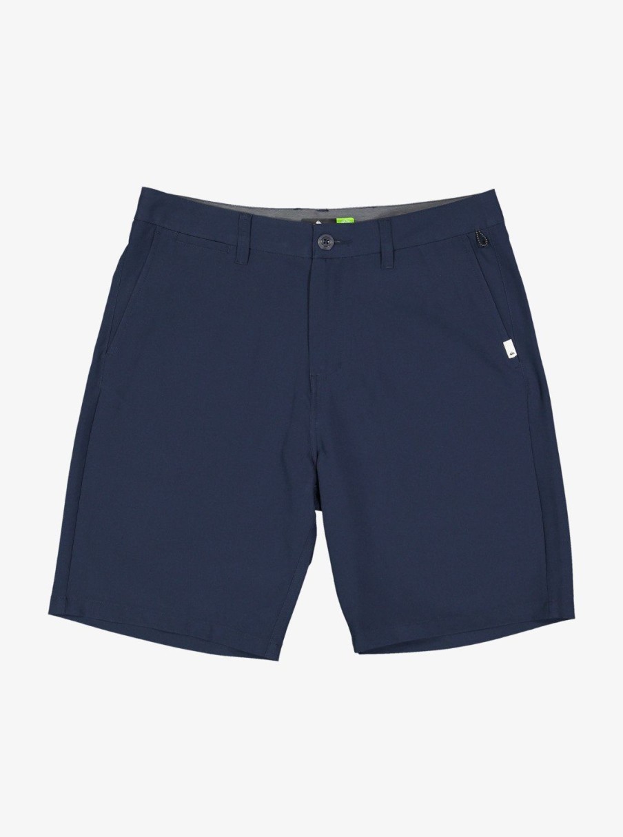 Mens Quiksilver Boardshorts | Ocean Union Amphibian 20" Hybrid Shorts Navy Blazer