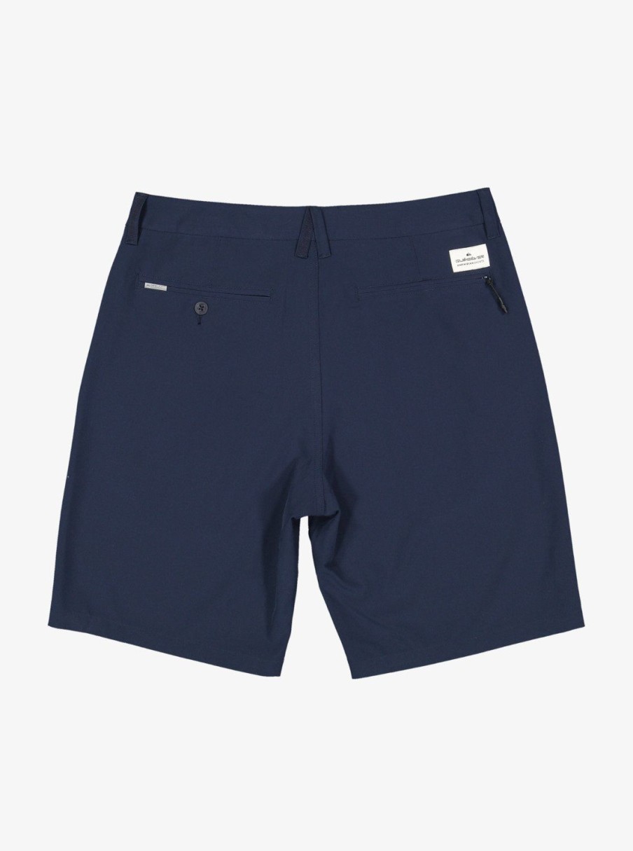 Mens Quiksilver Boardshorts | Ocean Union Amphibian 20" Hybrid Shorts Navy Blazer