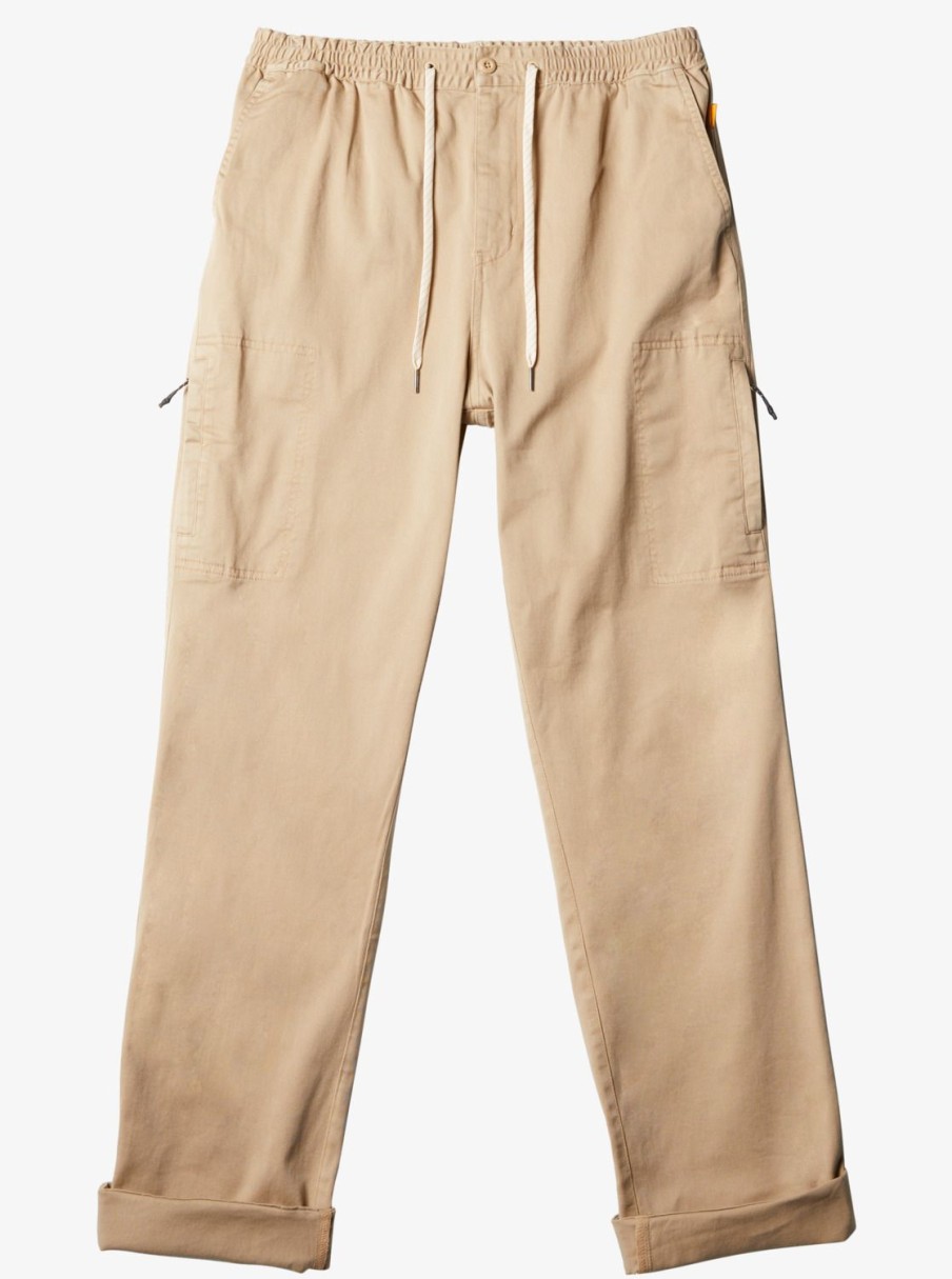 Mens Quiksilver Pants | Waterman After Surf Elastic Waist Pants Incense