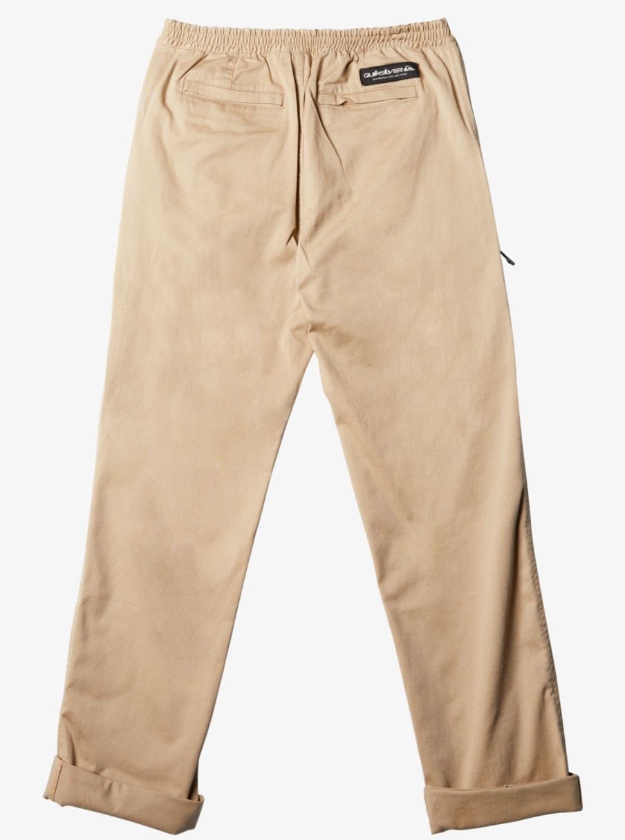 Mens Quiksilver Pants | Waterman After Surf Elastic Waist Pants Incense