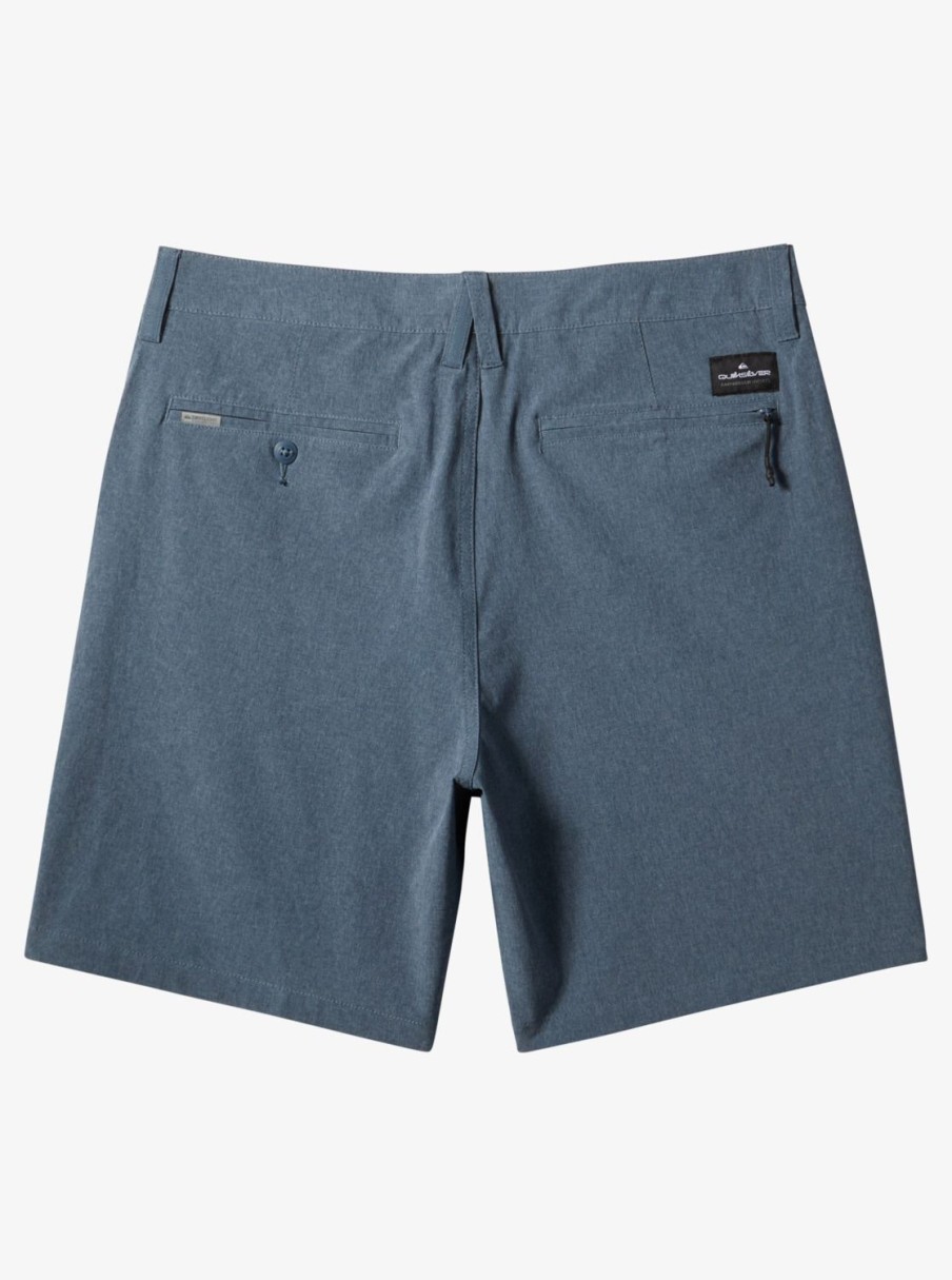 Mens Quiksilver Boardshorts | E Union Heather 18" Amphibian Boardshorts Insignia Blue