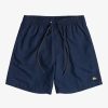 Mens Quiksilver Elastic Waist | Everyday 17" Volleys For Young Men Navy Blazer