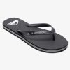 Mens Quiksilver Sandals | Molokai Core Flip-Flops Black 1