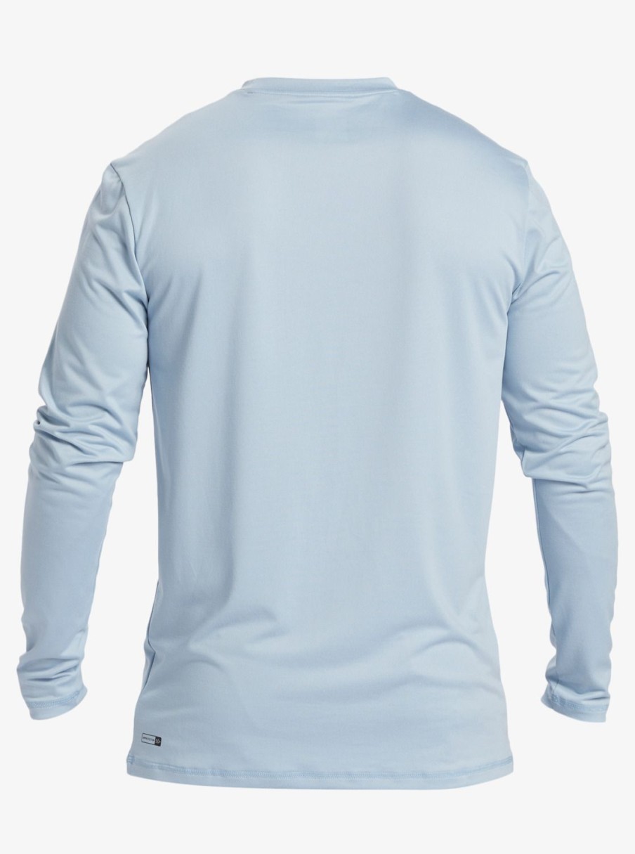 Mens Quiksilver Rashguards | Omni Session Long Sleeve Upf 50 Surf T-Shirt Celestial Blue