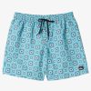 Mens Quiksilver Boardshorts | Re-Mix 17" Volleys Pastel Turquoise