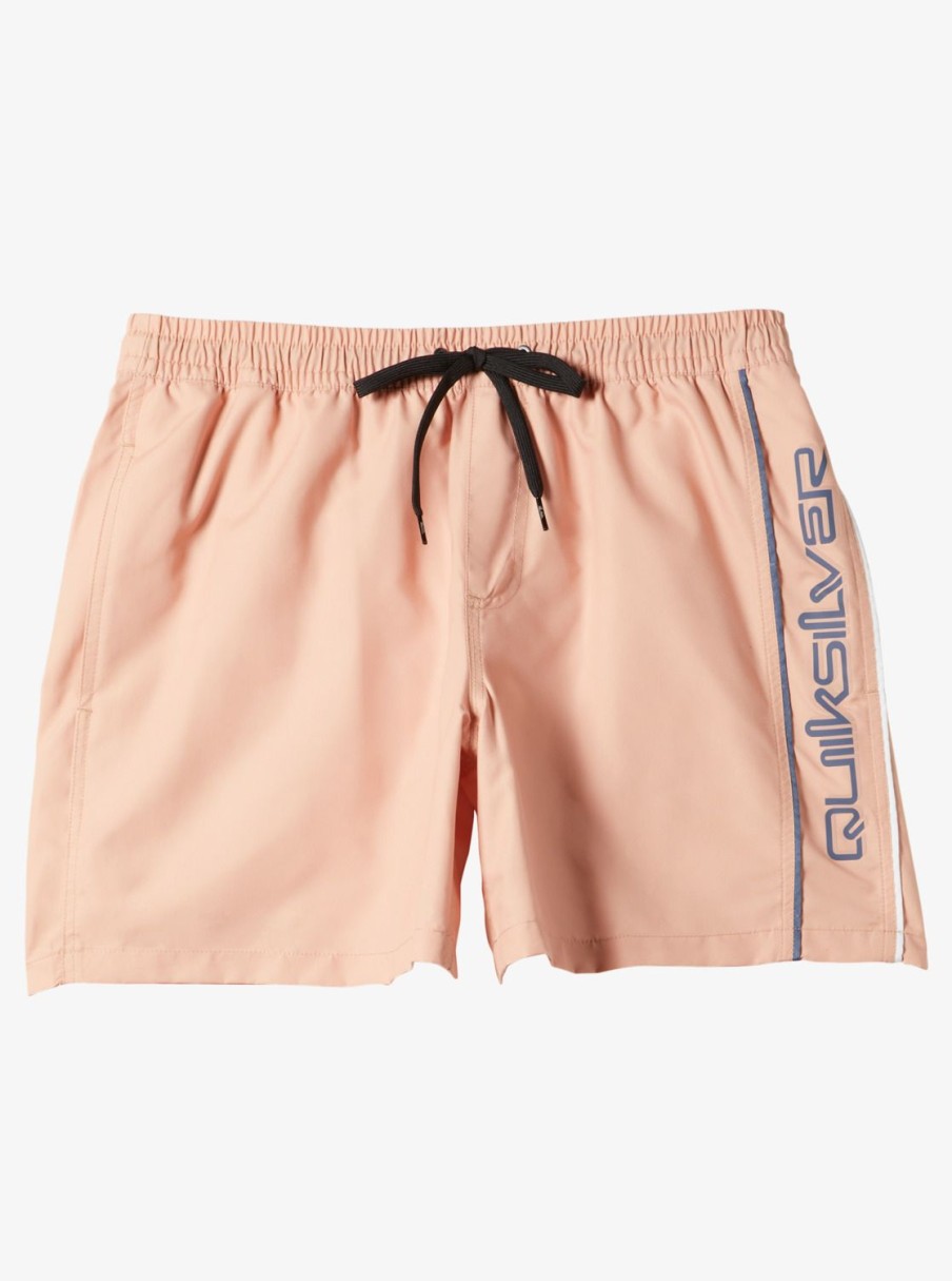 Mens Quiksilver Elastic Waist | Everyday Vert 16" Volleys Dusty Pink