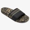 Mens Quiksilver Sandals | Rivi Slides Green 2