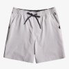 Mens Quiksilver Boardshorts | Taxer Heather 18" Amphibian Boardshorts Sleet