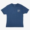 Mens Quiksilver Tees | Waterman Sea Search Qt-Shirt Ensign Blue