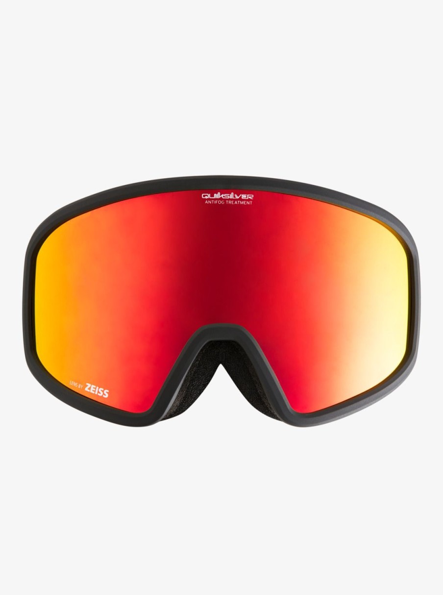 Mens Quiksilver Accessories | Browdy Color Luxe Snow Goggles Black/Clux Ml Red S3