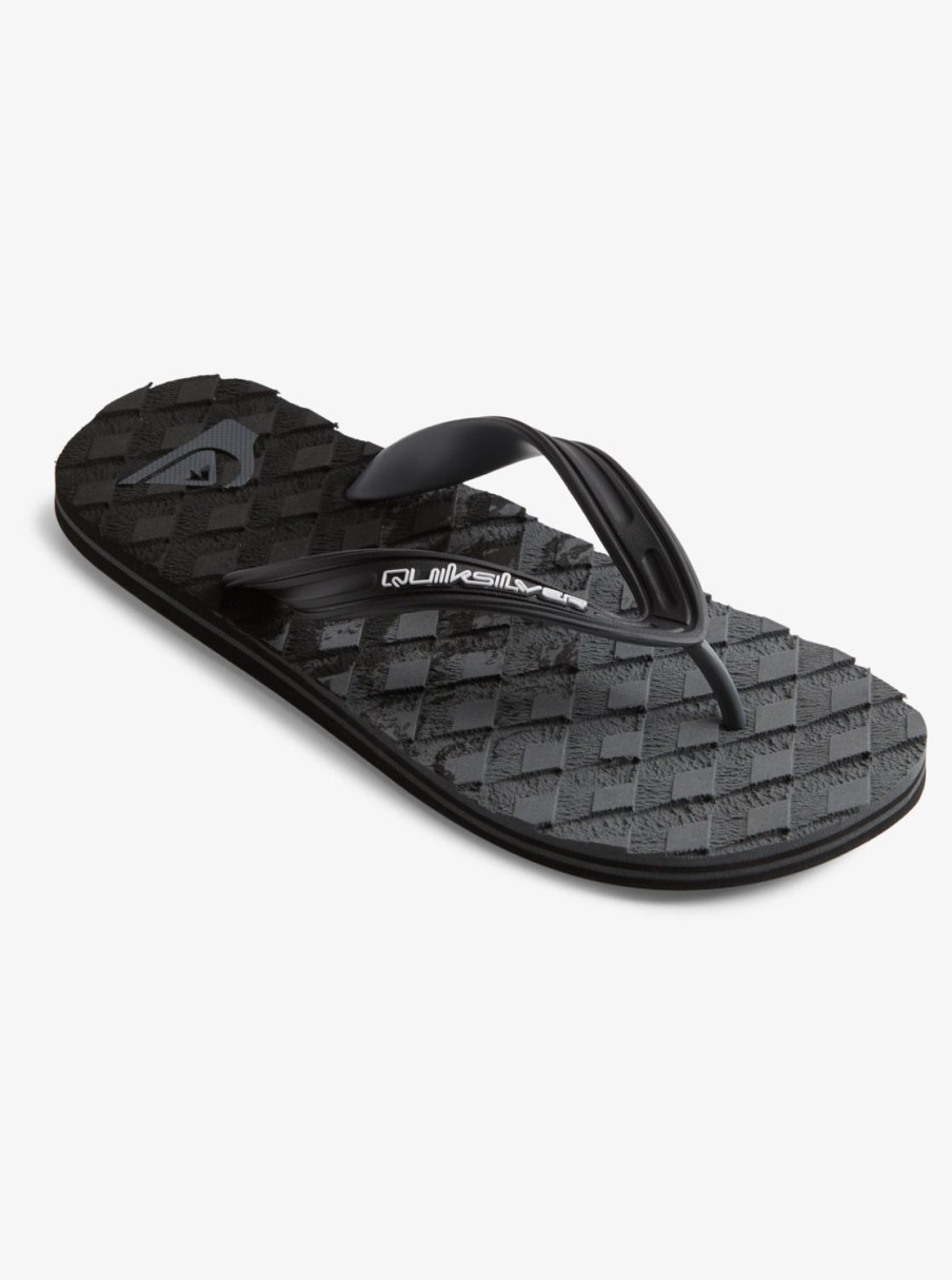 Mens Quiksilver Sandals | Oahuey Sandals Grey 1