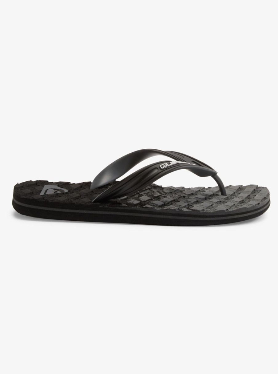 Mens Quiksilver Sandals | Oahuey Sandals Grey 1