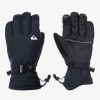 Mens Quiksilver Accessories | Mission Insulated Ski/Snowboard Gloves True Black