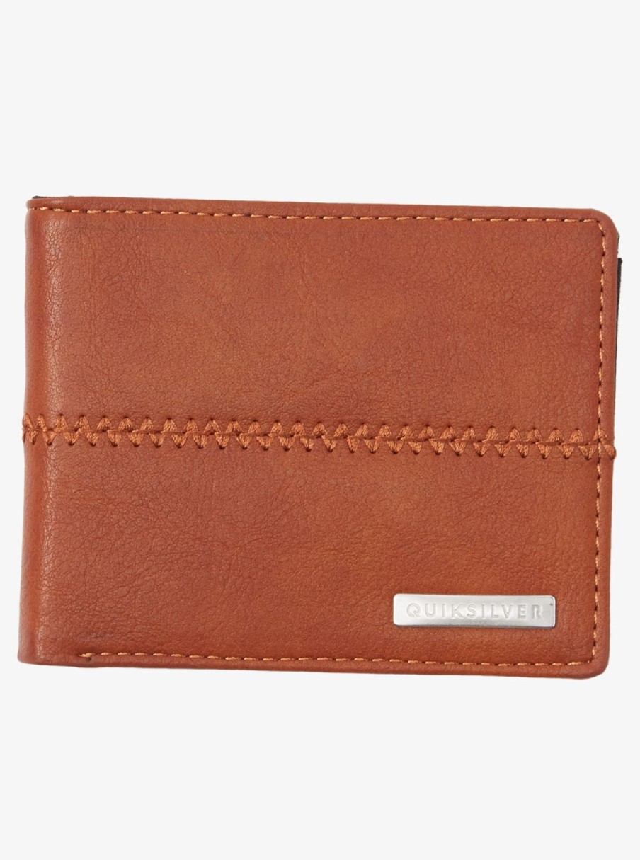 Mens Quiksilver Wallets | Stitchy Tri-Fold Wallet Rubber