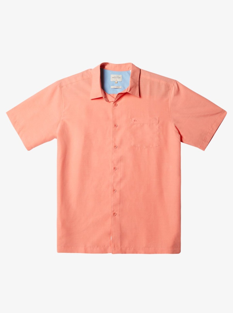 Waterman Quiksilver | Waterman Centinela Premium Anti-Wrinkle Shirt Peached Pink Centinella