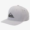 Mens Quiksilver Hats | Amped Up Flexifit Hat Sleet Heather